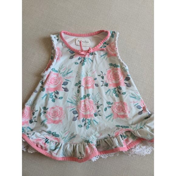 Makena Lane Floral Tunic Lounge Set - Picture 3 of 8